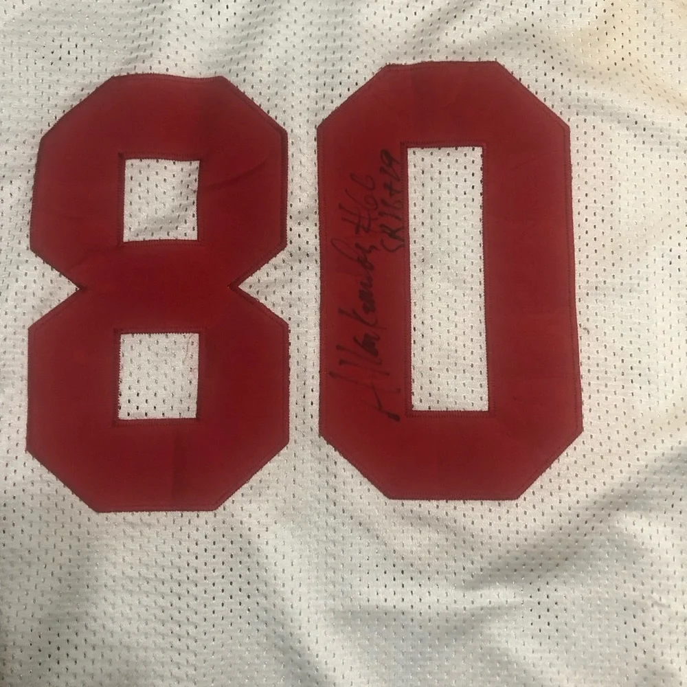 Jerry Rice 49ers authentic 1990 SuperBowl Jersey‎ - Picture 4 of 7